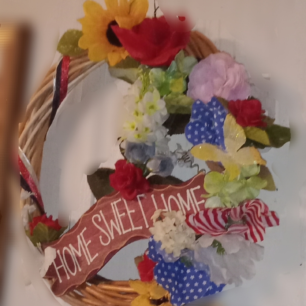Patriotic Door Wreath